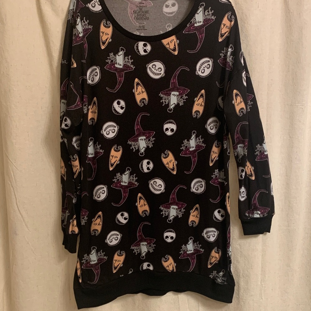 Disney’s Nightmare Before Christmas Women’s Sleep Shirt Size XL